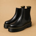Dr Martens Black Buckle Shoes
