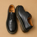 Dr. Martens Black Brogue Chunky Shoes