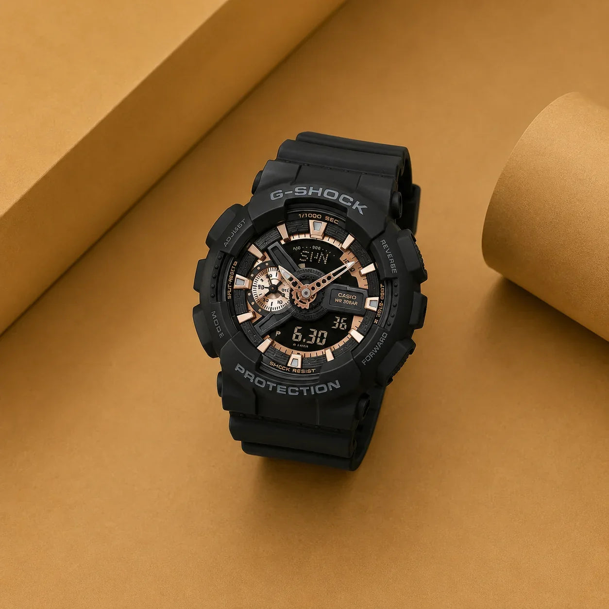 Black Rose Gold Protection Watch