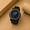 Black Analog Protection Watch