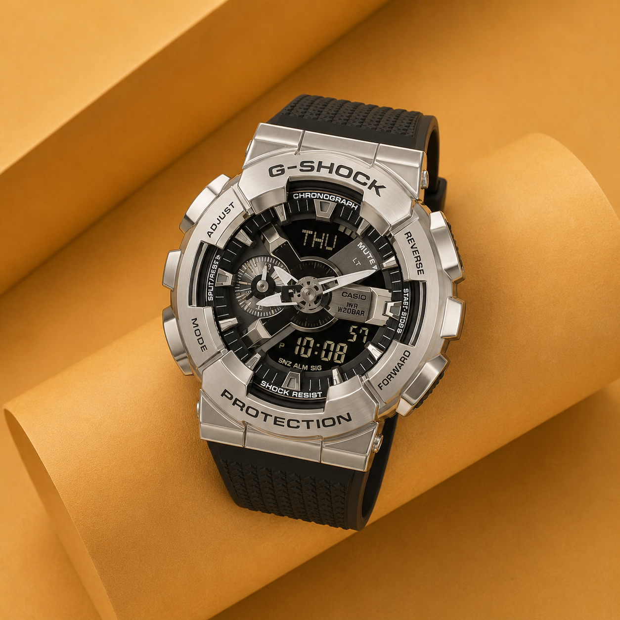 G-Shock Steel Chronograph Black