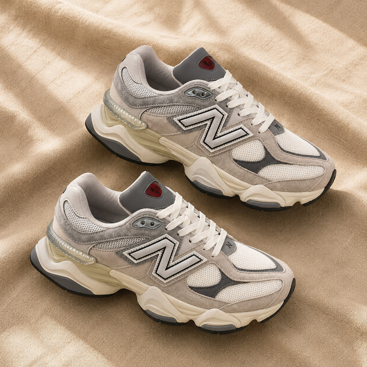 New Balance ABZORB Beige & Cream Sneakers