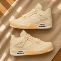 Retro 4 Off White