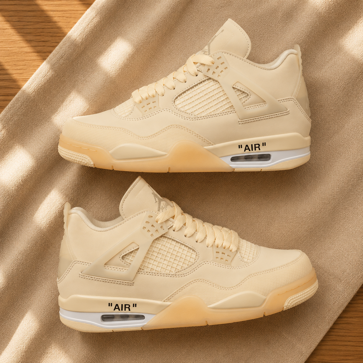 Retro 4 Off White