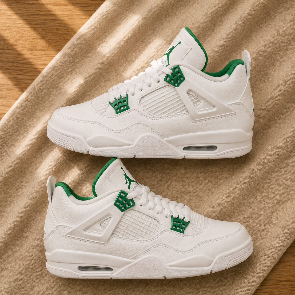 Retro 4 Thunder Green