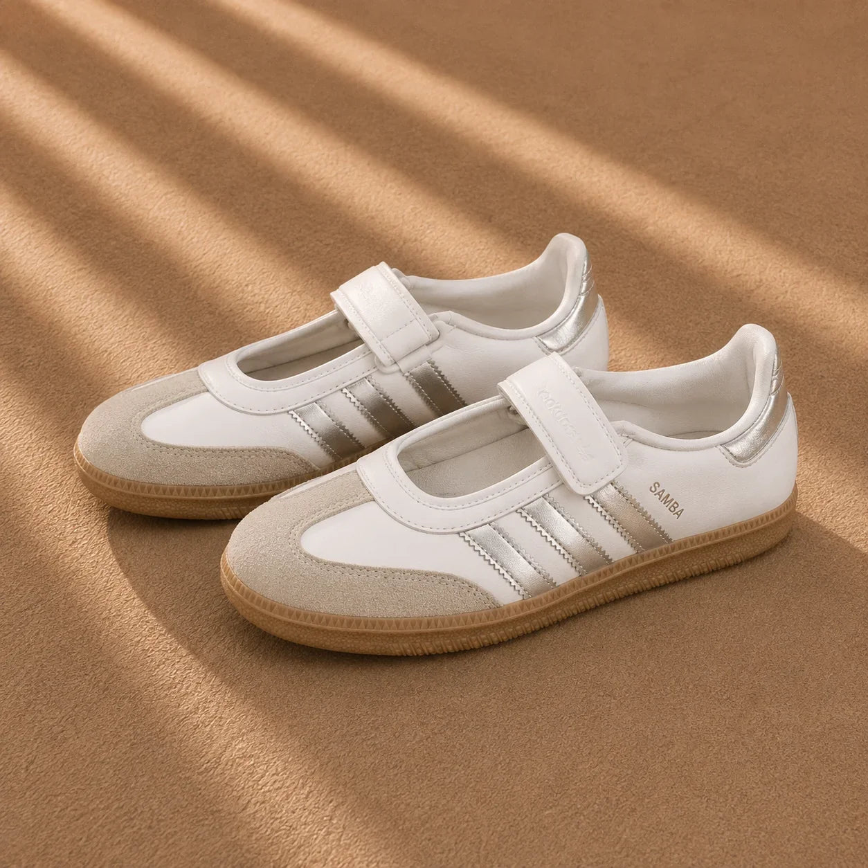 Samba Jane White Metallic