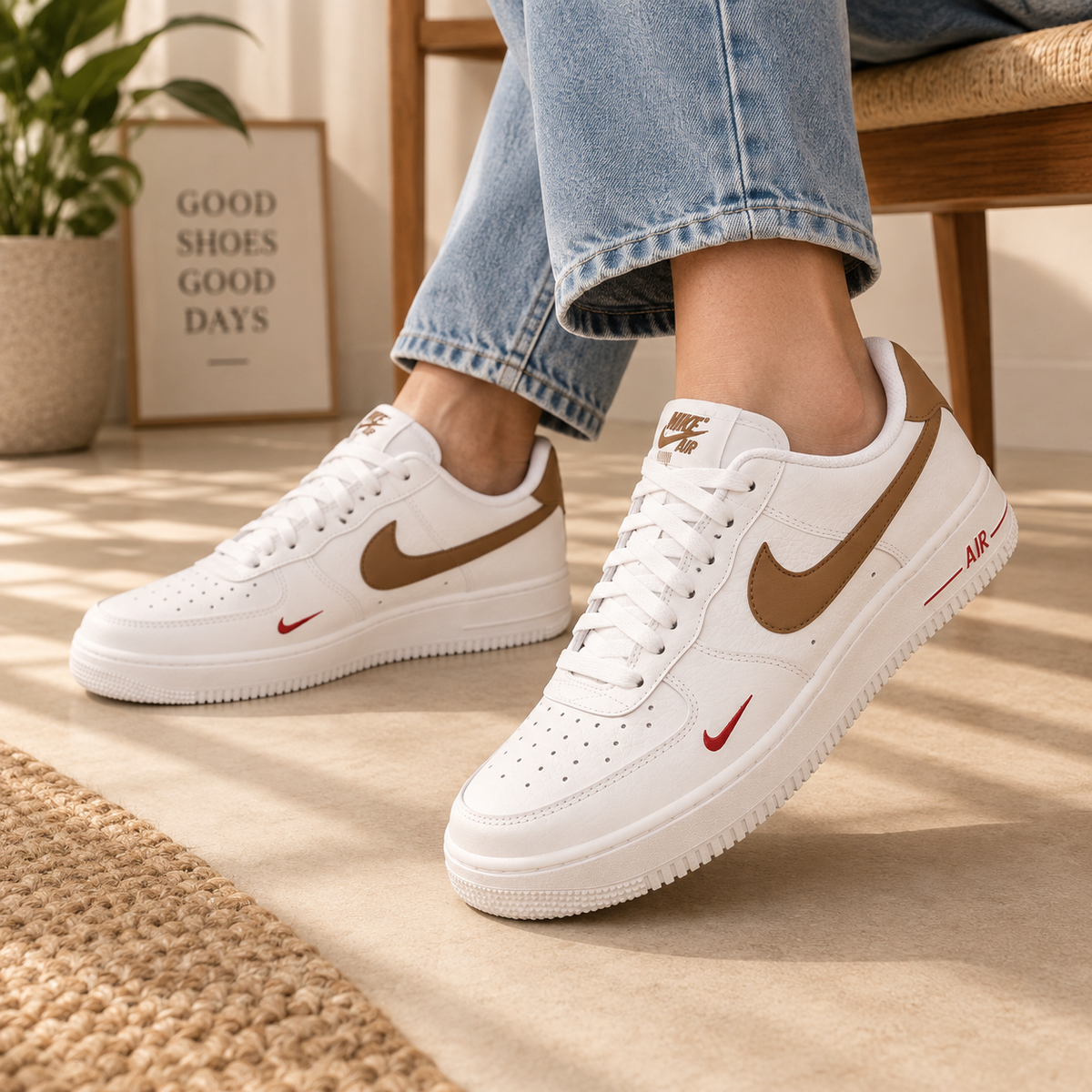Af1 brown tick