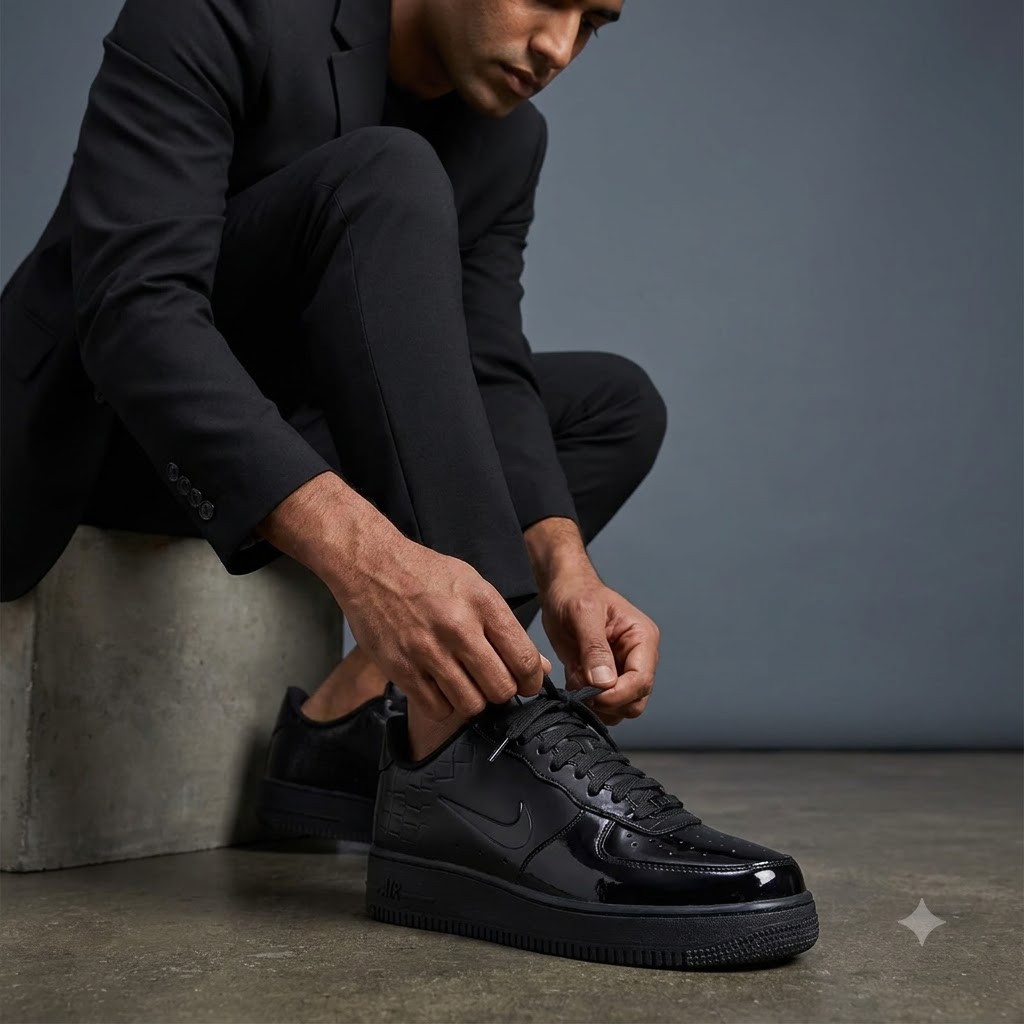 Air Force 1 "Black Made in Italy"