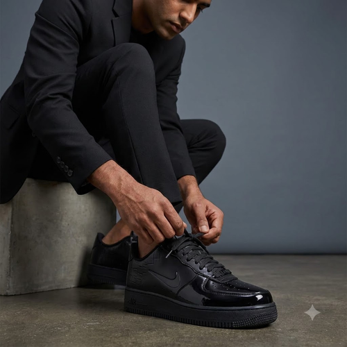 Air Force 1 "Black Made in Italy"